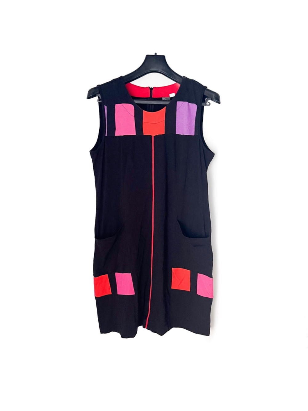 Simply Art by Dolcezza Shift Dress XL Sleeveless Art To Wear Dopamine Dressing